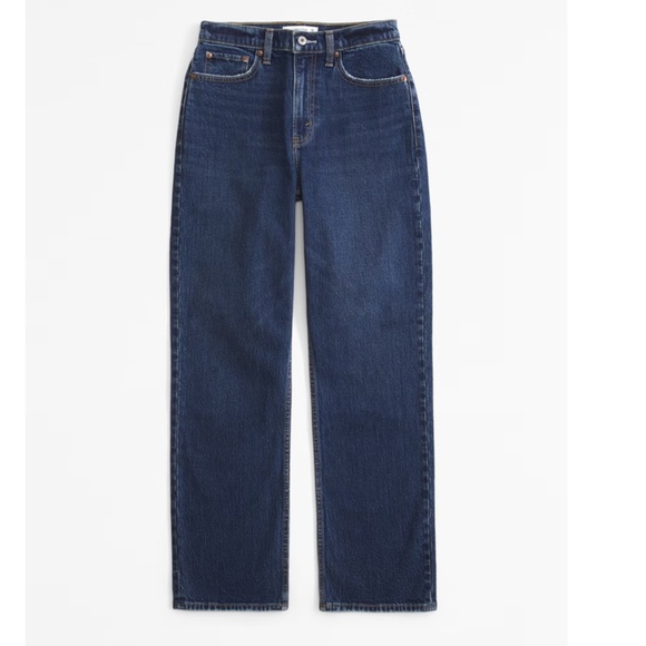 Abercrombie & Fitch High Rise Vintage Straight Jean size 24/00 short - Picture 1 of 6